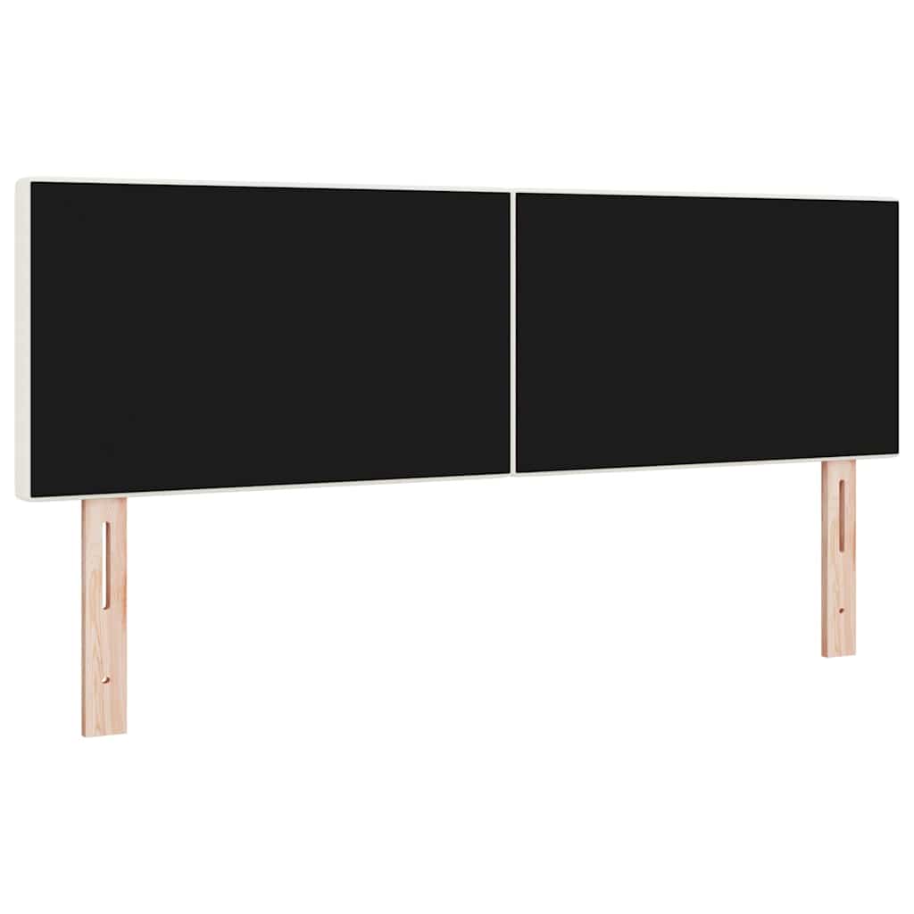 Testiera LED con strisce LED Crema 144 cm Tessuto in Cords | homemem39