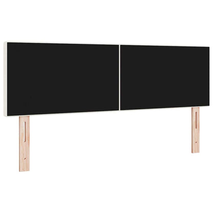 Testiera LED con strisce LED Crema 144 cm Tessuto in Cords | homemem39