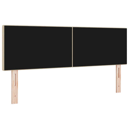 Testiera LED con testiera Grigio Verde 144 cm Tessuto in Cords | homemem39