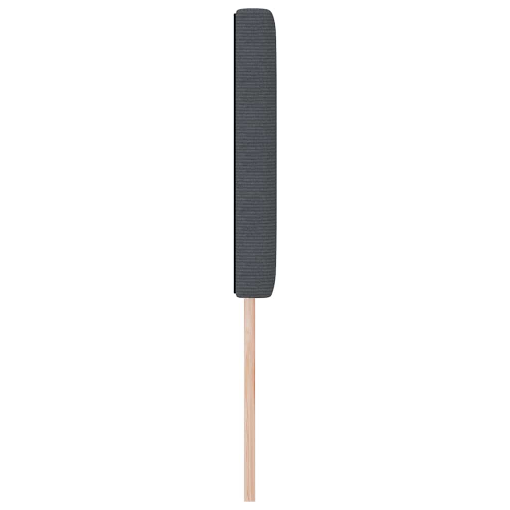 Testiera LED con testiera Grigio scuro 160 cm Tessuto in Cords | homemem39