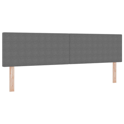 Testiera LED con testiera Grigio chiaro 180 cm Tessuto in Cords | homemem39