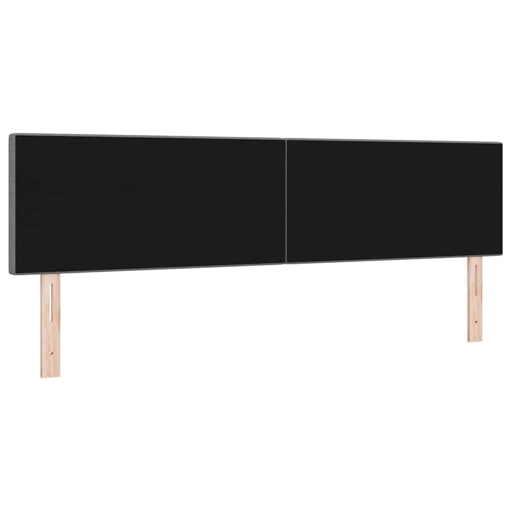 Testiera LED con testiera Grigio chiaro 180 cm Tessuto in Cords | homemem39