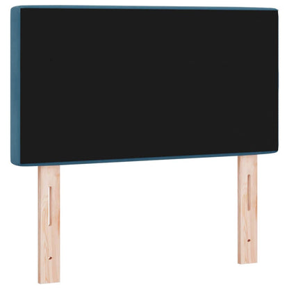 Testiera LED con strisce LED Blu Scuro 80 cm Velluto | homemem39
