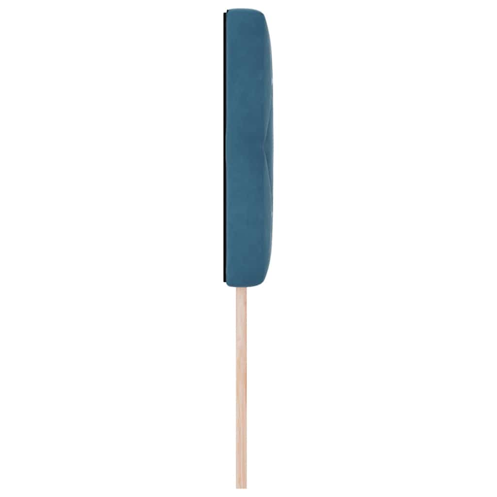 Testiera LED con strisce LED Blu Scuro 80 cm Velluto | homemem39