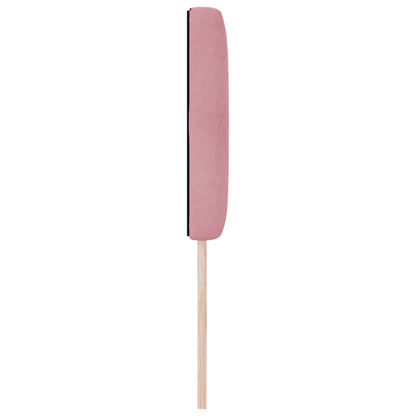 Testiera LED con strisce LED con testiera Rosa 80 cm Velluto | homemem39