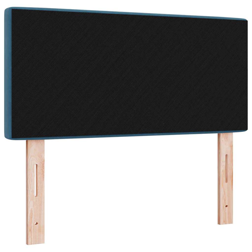 Testiera LED con strisce LED Blu Scuro 90 cm Velluto | homemem39