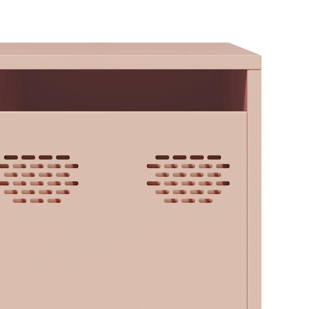 Mobile TV Rosa 202x39x43,5 cm in Acciaio Laminato a Freddo - homemem39