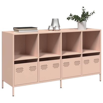 Credenza Rosa 135x39x73,5 cm in Acciaio Laminato a Freddo - homemem39