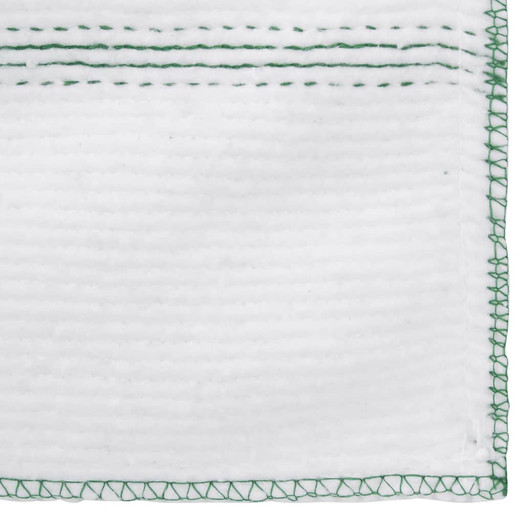 Panni per la Pulizia 5pz Righe Bianche e Verdi 50x60 cm | homemem39