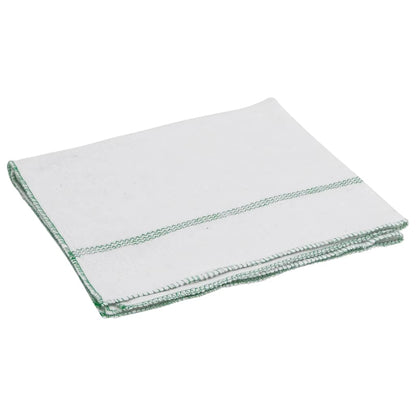 Panni per la Pulizia 10pz Righe Bianche e Verdi 50x60 cm | homemem39