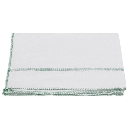 Panni per la Pulizia 50pz Righe Bianche e Verdi 50x60 cm