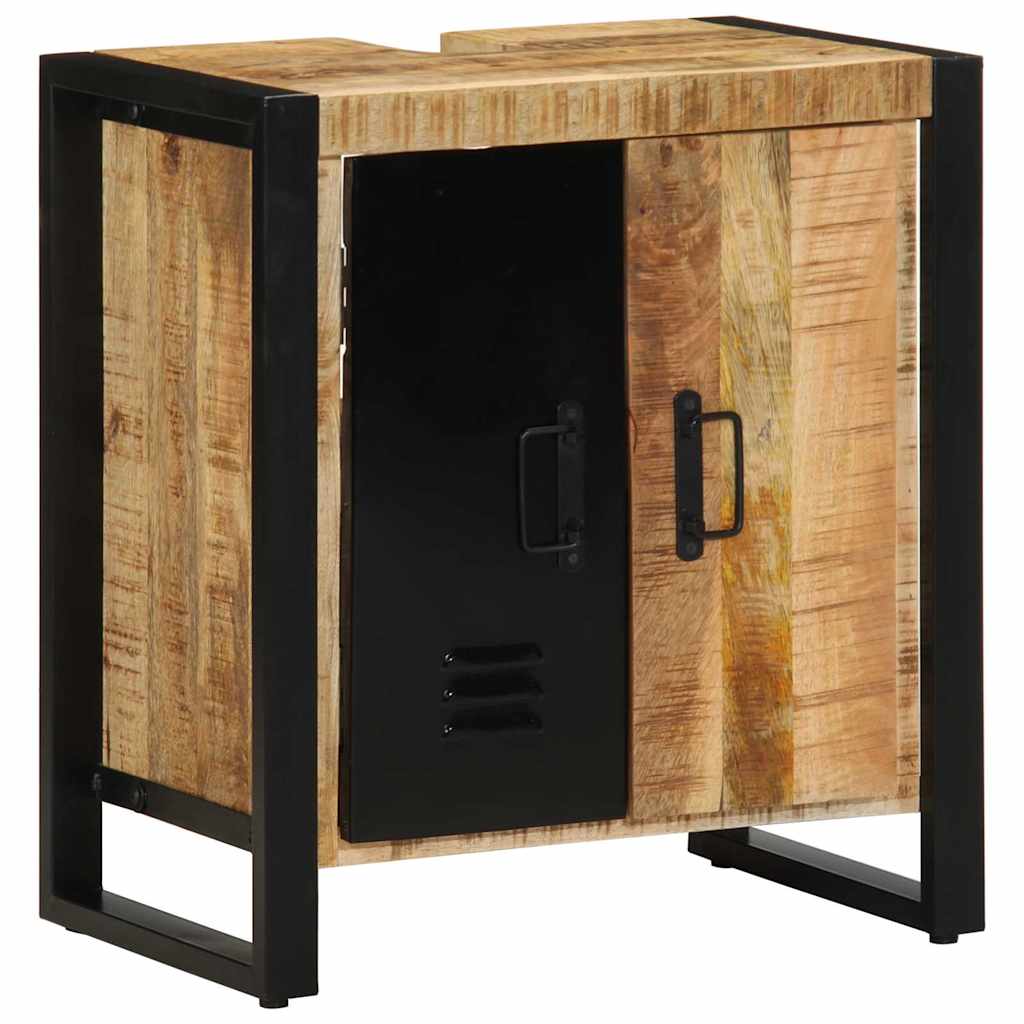 Set di mobili per il bagno 2 pcs Legno di mango massello | homemem39
