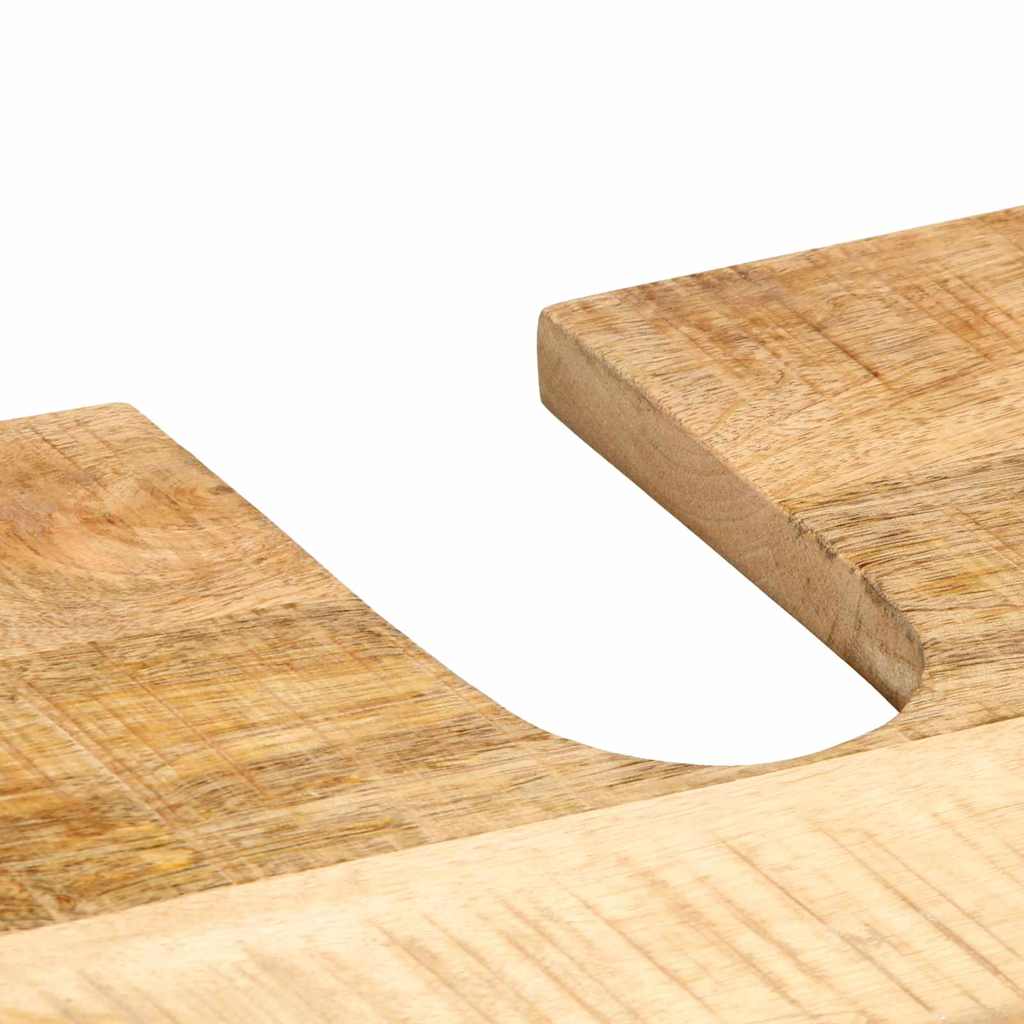 Set di mobili per il bagno 2 pcs Legno di mango grezzo e solido | homemem39