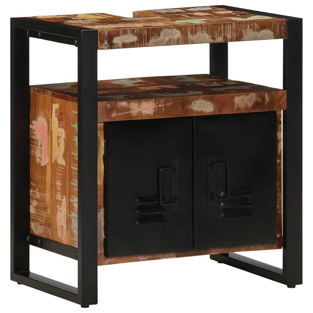 Set di mobili per il bagno 2 pcs Legno massello riciclato | homemem39