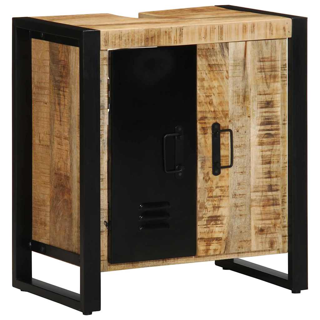 Set di mobili per il bagno 3 pz Marrone e Nero | homemem39