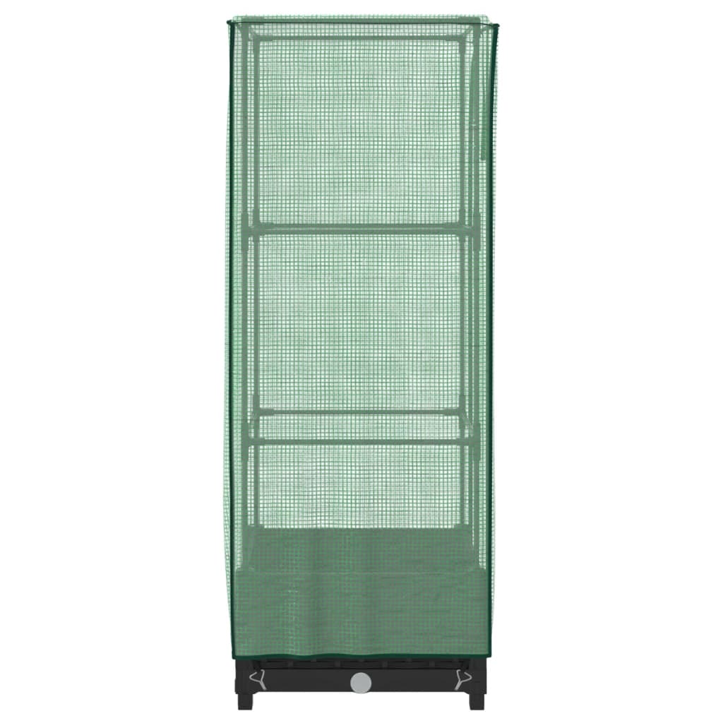 Letto Rialzato con Copertura Serra Effetto Rattan 40x40x123 cm - homemem39