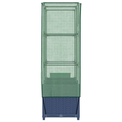 Letto Rialzato con Copertura Serra Effetto Rattan 80x40x138 cm - homemem39