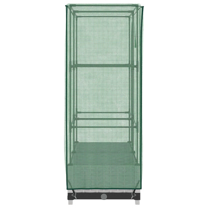 Letto Rialzato con Copertura Serra Effetto Rattan 80x40x123 cm - homemem39