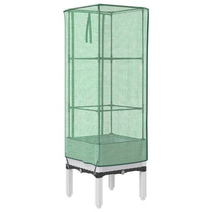 Letto Rialzato con Copertura Serra Effetto Rattan 40x40x140 cm | homemem39