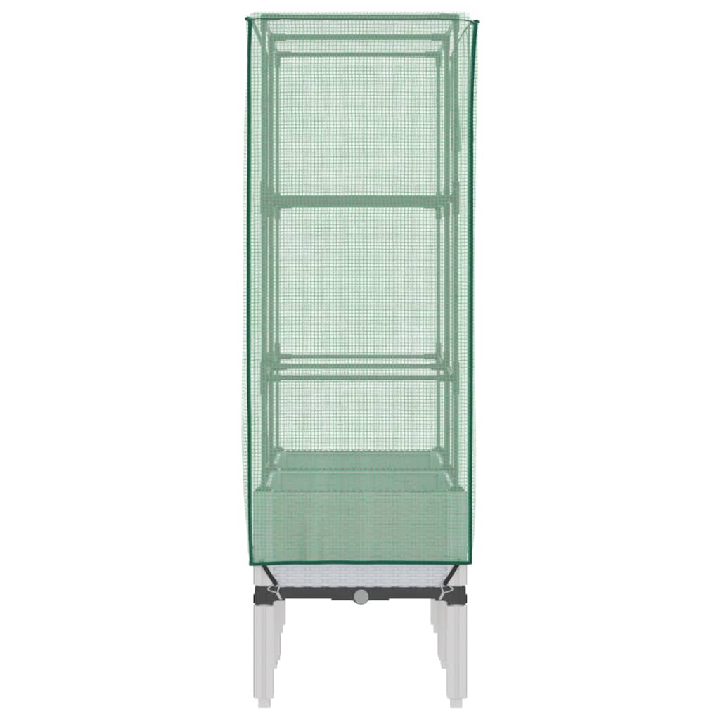 Letto Rialzato con Copertura Serra Effetto Rattan 80x40x140 cm | homemem39
