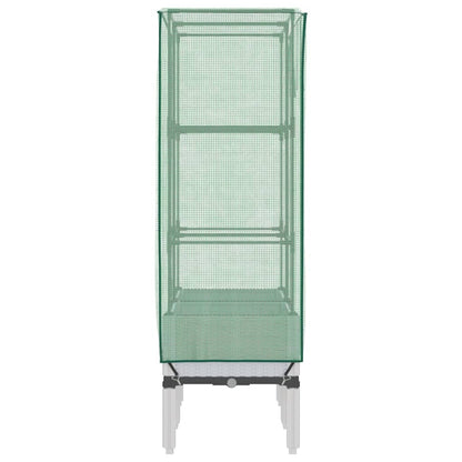 Letto Rialzato con Copertura Serra Effetto Rattan 80x40x140 cm | homemem39