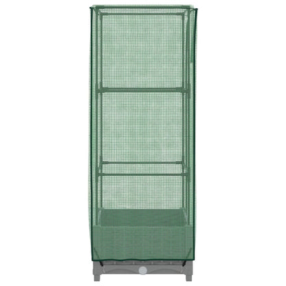 Letto Rialzato con Copertura Serra Effetto Rattan 40x40x123 cm - homemem39