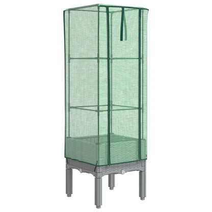 Letto Rialzato con Copertura Serra Effetto Rattan 40x40x140 cm | homemem39