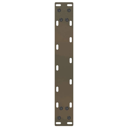 Gambe Tavolino Caffè a U 2 pz 30x(30-31)cm in Acciaio - homemem39