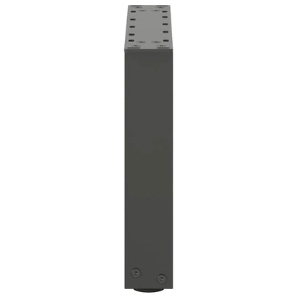 Gambe Tavolino Caffè a U 2 pz Antracite 40x(30-31)cm in Acciaio - homemem39