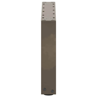 Gambe Tavolino Caffè a U 2 pz 50x(30-31)cm in Acciaio - homemem39