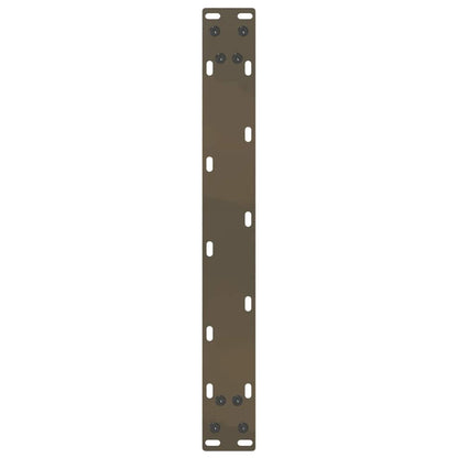Gambe Tavolino Caffè a U 2 pz 50x(30-31)cm in Acciaio - homemem39
