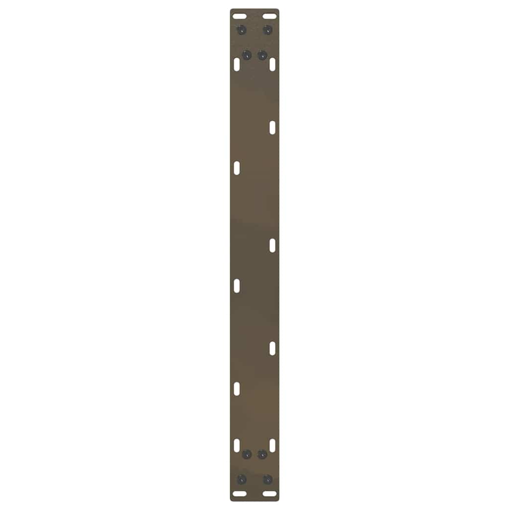 Gambe Tavolino Caffè a U 2 pz 60x(30-31)cm in Acciaio - homemem39