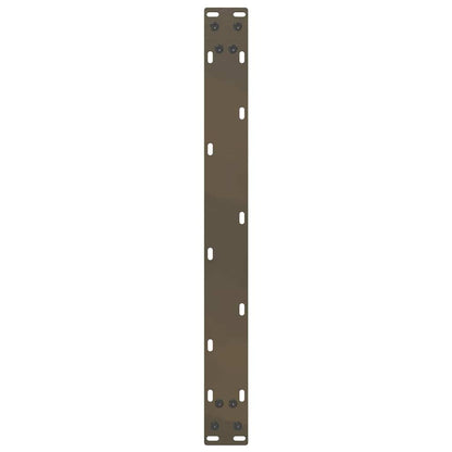 Gambe Tavolino Caffè a U 2 pz 60x(30-31)cm in Acciaio - homemem39