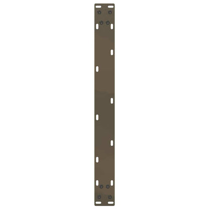 Gambe Tavolino Caffè a U 2 pz 70x(30-31)cm in Acciaio - homemem39