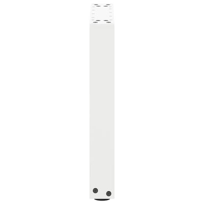 Gambe Tavolino Caffè a U 2 pz Bianco 38x(42-43) cm Acciaio - homemem39