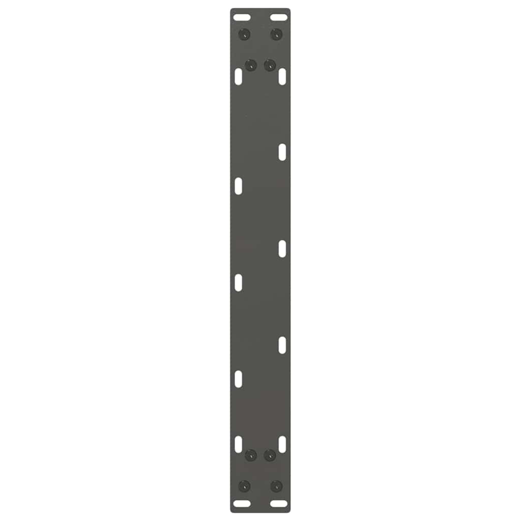 Gambe per Tavolino da Caffè forma U 2 pz Antracite 50x(42-43)cm