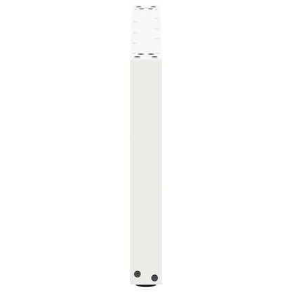 Gambe Tavolino Caffè a U 2 pz Bianco 60x(42-43) cm Acciaio - homemem39