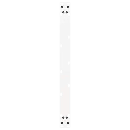 Gambe Tavolino Caffè a U 2 pz Bianco 60x(42-43) cm Acciaio - homemem39