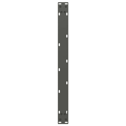 Gambe per Tavolino da Caffè forma U 2 pz Antracite 60x(42-43)cm