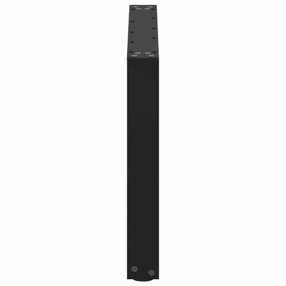 Gambe Tavolino Caffè a U 2 pz Nero 70x(42-43)cm Acciaio - homemem39