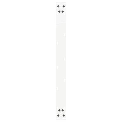 Gambe per Tavolino da Caffè forma U 2 pz Bianche 70x(42-43) cm