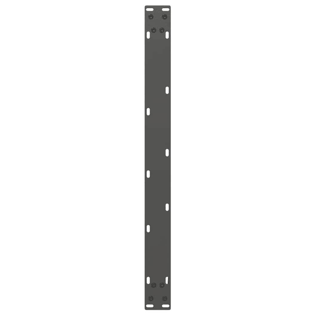 Gambe per Tavolino da Caffè forma U 2 pz Antracite 70x(42-43)cm