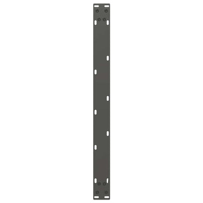 Gambe per Tavolino da Caffè forma U 2 pz Antracite 70x(42-43)cm