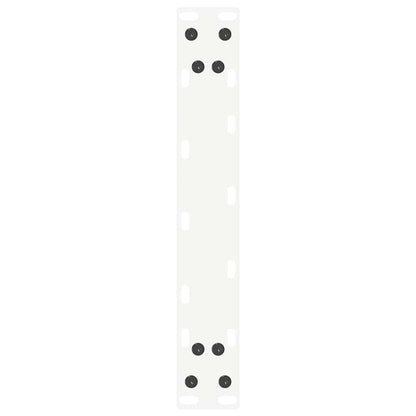 Gambe per tavolo consolle forma U 2 pz bianche 38x(72-73) cm