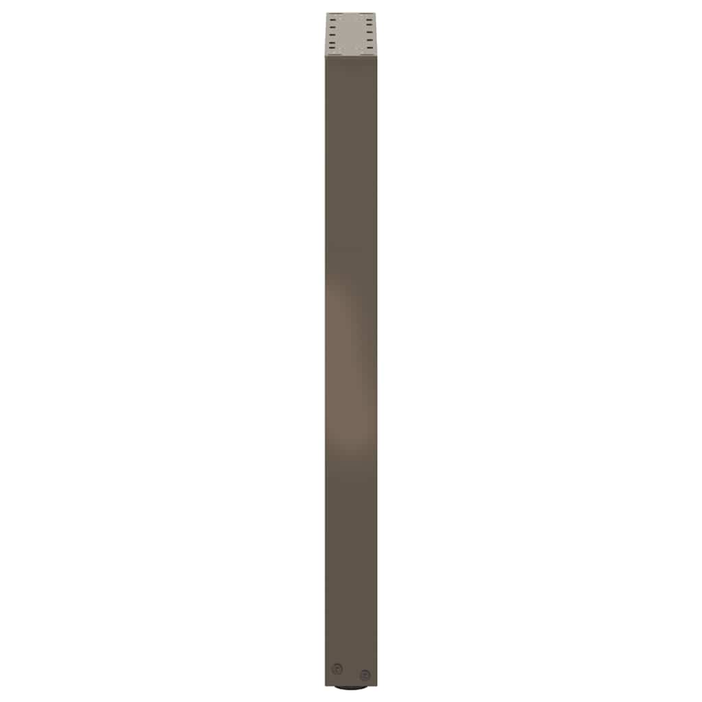 Gambe Tavolino Caffè a U 2 pz Naturale 38x(72-73) cm Acciaio - homemem39