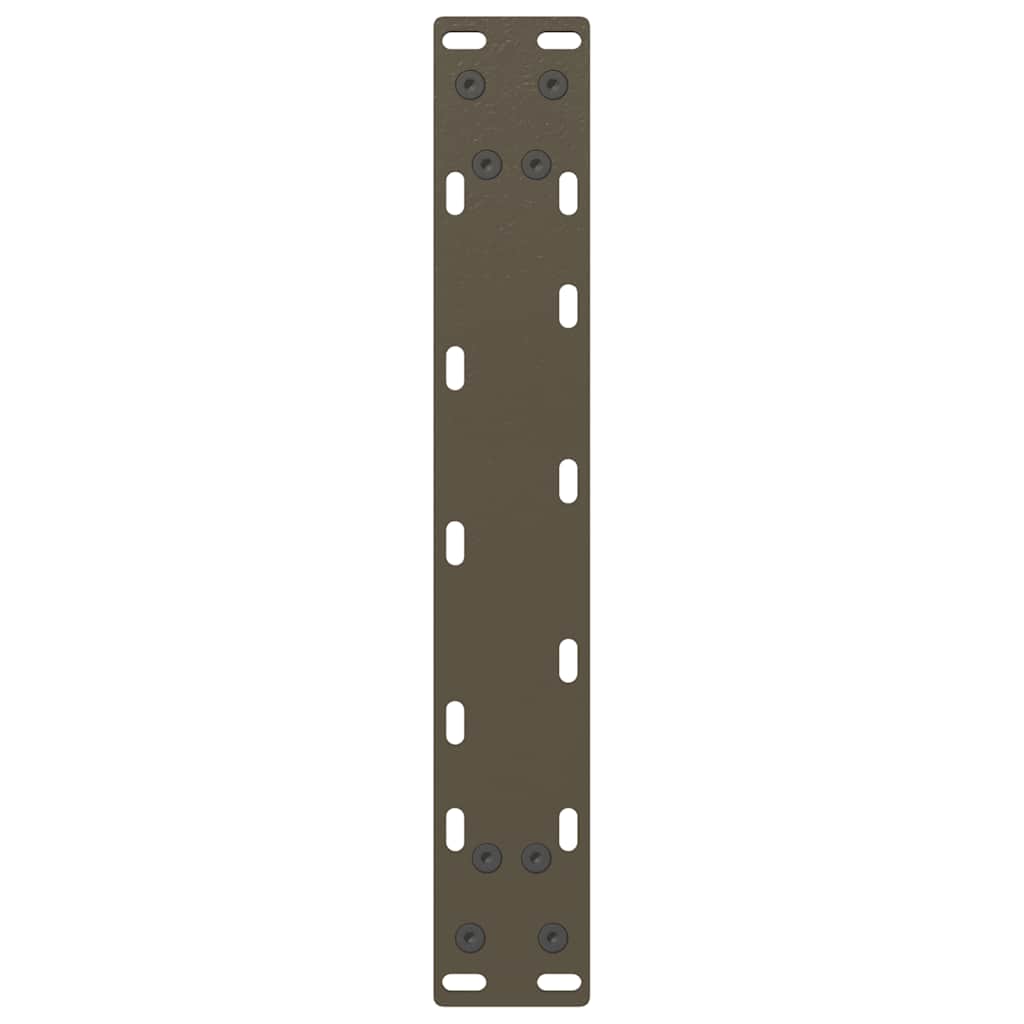 Gambe Tavolino Caffè a U 2 pz Naturale 38x(72-73) cm Acciaio - homemem39