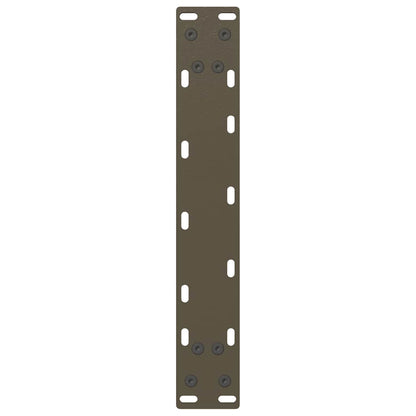 Gambe Tavolino Caffè a U 2 pz Naturale 38x(72-73) cm Acciaio - homemem39