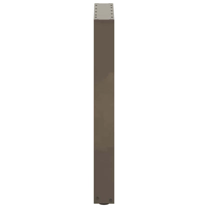 Gambe Tavolo Pranzo a U 2 pz 50x(72-73) cm Acciaio - homemem39
