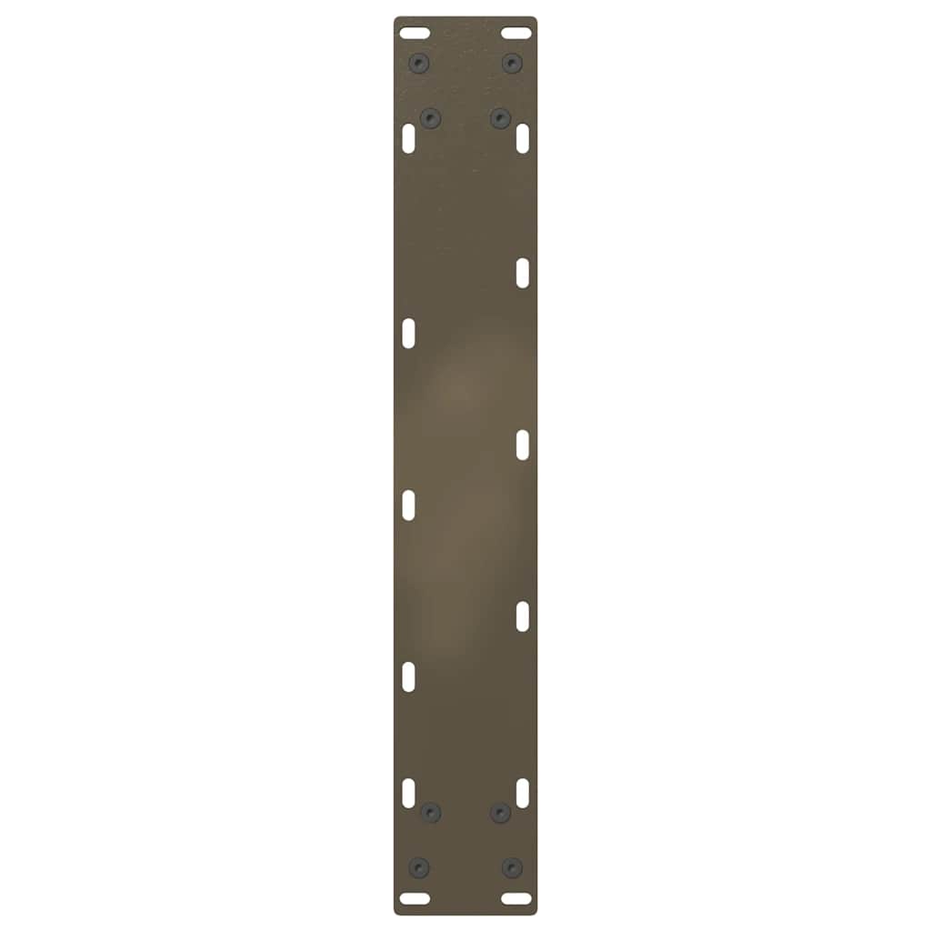 Gambe Tavolo Pranzo a U 2 pz 50x(72-73) cm Acciaio - homemem39