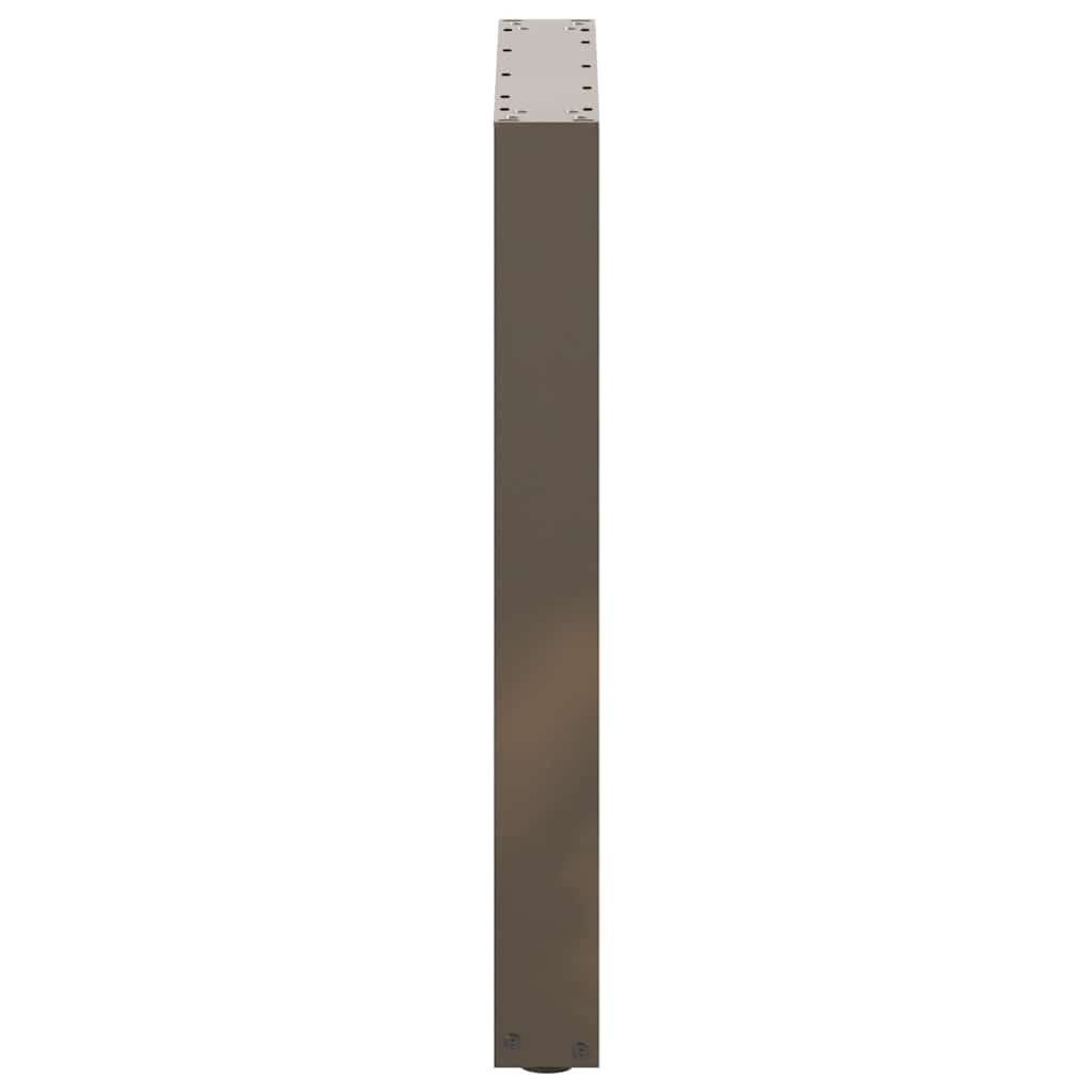 Gambe Tavolo Pranzo a U 2 pz 60x(72-73) cm Acciaio - homemem39